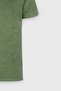 Men's Green Slim Fit Slim Fit Cotton Terry Cloth Polo Neck T-Shirt - 3
