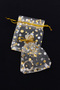 Gold Tiny Pouch, Henna Wedding Wedding Engagement Gift Cookie Gold Jewelry, Polka Dot 50 Pieces, Size 7X9Cm - 2