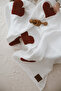 Teddy-Four Layer Muslin Red Heart Blanket - 5