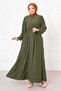 Drawstring Waist Pocket Dress - 2