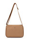Women's Vegan Beige Messenger Bag