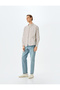 Vintage Straight Loose Jean Trousers Pocket Detailed Cotton - 2