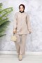 Zippered Double Set - Beige 3344