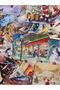 100 Pcs Assorted Random Glitter New Year Postcard Set Wholesale New Year Snowman Santa Claus - 2