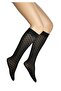 Emerald Patterned Micro Knee-Length Women's Socks - 2