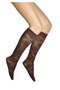 Island Patterned Micro Knee-Length Women's Socks
