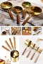4Pcs Large Size Stainless Steel Wooden Handle Measure Spoon Set Measuring Cup 60ml 80ml 125ml 250ml - 2
