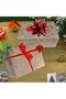 Italian Gift Wrapping Paper, Kraft Floral Leaf Patterned Packaging Paper, Gold, No-704G, 70X200Cm - 2