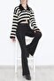 Women's Leggings with Spanish Flare High Waist Diver Fabric Gathering Pants - 6