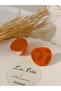 Leopard Texture Polymer Clay Steel Needle Fixed Earrings - 5