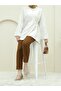 Double Lace-Up Linen Kimono -Stone - 4