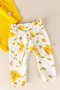 Floral Patterned Bandana Cotton 3-Piece Baby Girl Set - 4