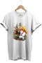Hunter Hunting Printed Hunting and Hunting Dog Setter Rifle 100% Cotton Regular Fit White T-Shirt