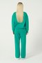 Green Oversize Pocket Sweatshirt & Dizen Design Sweatpants Set - 3