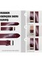 R4146 Genuine Leather Strap - Burgundy - 14mm Compatible - Patterned and Stylishly Designed Replacement Strap - Unisex - 4