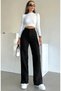 Pamela Women - Black Super High Waist Lycra Palazzo Jeans - 4