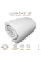 Single Comforter 4-Piece Set , Striped Microfiber Fabric, Soft and Durable Material, 160 x 200 cm - 6