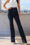 Ganikus Jnswrld Cold Spanish Women Dark Blue Spanish Leg Jeans High Waist