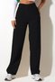 High Waisted Zipper Closure Pocket Wide Leg Palazzo Jean Denim Pants - 4