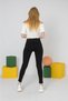 Women's Black Skinny Lycra Trousers - 6