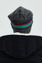Men's Smoked Thermal Color Stripe 100% Cotton Soft Beret Special One Series (Color of Azerbeycan Flag) - 5