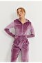 Women's Rosewood Velvet Set - 5