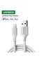 كابل شحن ومزامنة بيانات مضفر من Alu Case USB إلى Lightning بطول 1 متر - فضي - 5
