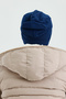 Men's Light Navy Blue Thermal 100% Cotton Soft 2 Style in 1 Beret Premium Cuts Series - 5
