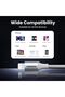 كابل USB إلى Lightning مضفر من Alu Case بطول 2 متر - فضي - 4