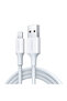 كابل شحن ومزامنة بيانات USB إلى Lightning بطول 1 متر - أبيض