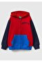 Boy's Mix Slogan Printed Sweatshirt Red Mix