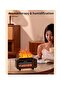 Air Humidifier Fireplace Diffuser 7Colors Led Ultrasonic Aroma Essential Oil Flame - 4