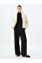 Zippered Stand Collar Thick Ribbed Bomber Velvet Jacket with Pockets - 2