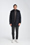 Hooded Long Men's Puffer Coat Standard Fit