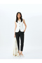 High Waist Cigarette Pants with Pockets