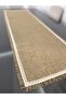 Lace Detailed Jute Runner / Sack Fabric (Custom Size Made) - 3