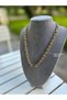 Vip Steel Gold Zircon Stone Small Size Chain Link Hardwear Necklace