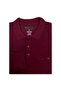 Men's Plus Size Polo Neck Thessaloniki Knit Burgundy Sweater 2142 - 2