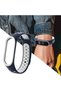 Xiaomi Mi Band 5 & 6 - Fully Compatible, Perforated Sports Model, Double Color, Flexible Silicone Cord - 4