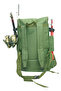 Rowan Khaki Camping and Fishing Backpack with Thermal Compartment and Thermal Bottle Bag 62*41*22 cm - 7
