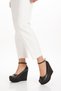 Wedge Heeled High Wedding Dress Evening Dress Shoes - 4