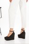 Wedge Heeled High Wedding Dress Evening Dress Shoes - 4