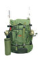 Rowan Khaki Camping and Fishing Backpack with Thermal Compartment and Thermal Bottle Bag 62*41*22 cm