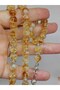 Citrine stone light & dark mixed color stone 99 rosary 8mm (27570) - 2