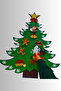 Educational Felt Christmas Tree with Velcro - Decorative and Fun Activity Set for Kids - 2
