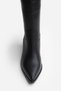Drew Black Matte Pointed Toe Women's Heeled Dallas Boots - 8