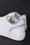 Select 377 Genuine Leather Rhinestone Sneakers White - 6