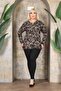 Suede Fabric Blouse Jb 1311743 - 3