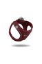 Cat Dog Air-Mesh Chest Collar and Travel Shipping Strap Set 2 in 1 Claret Red - 3