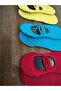 Women's 3 Pairs of Yogo Plates Socks with Non-Slip Abs Print on the Bottom - 2